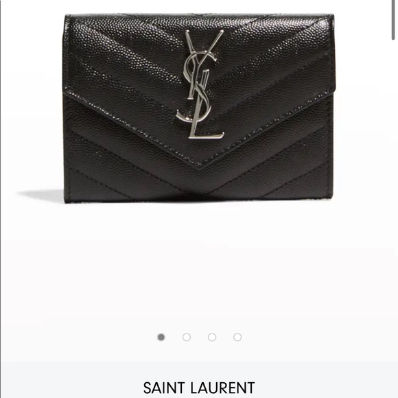 NWT Saint Laurent Monogramme Card Case V Flap - Picture 14 of 16
